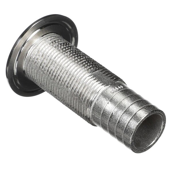 Attwood Attwood Stainless Steel Thru-Hull Standard Straight Barbed - 1-1/8in Inner Diameter 66549-3 - main